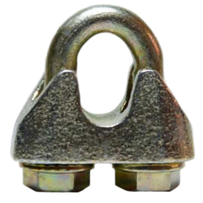 DIN1142 Zacisk do lin stalowych Zaciski kablowe z drutu metalowego Stal węglowa ocynkowana